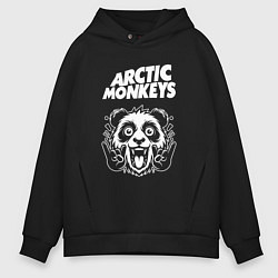 Мужское худи оверсайз Arctic Monkeys rock panda