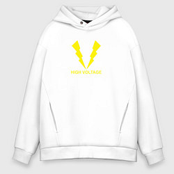 Мужское худи оверсайз Hihg Voltage!