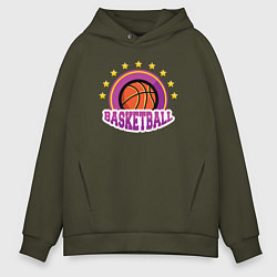 Мужское худи оверсайз Basket stars