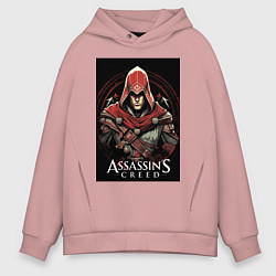 Мужское худи оверсайз Assassins creed профиль игрока