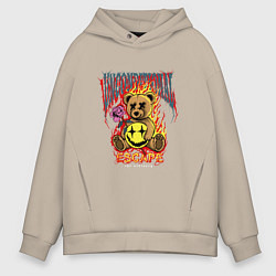 Толстовка оверсайз мужская Безусловный побег, цвет: миндальный