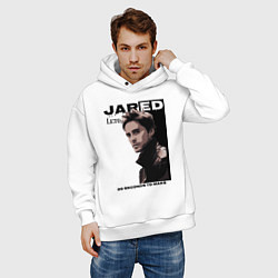 Толстовка оверсайз мужская Jared Joseph Leto 30 Seconds To Mars, цвет: белый — фото 2