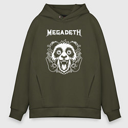 Мужское худи оверсайз Megadeth rock panda