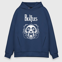 Мужское худи оверсайз The Beatles rock panda