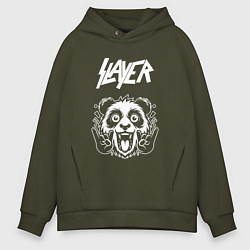 Мужское худи оверсайз Slayer rock panda