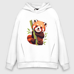 Мужское худи оверсайз The Red Panda