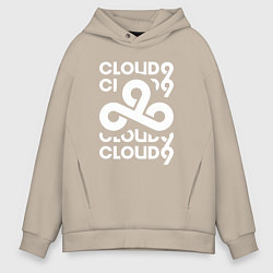 Мужское худи оверсайз Cloud9 - in logo