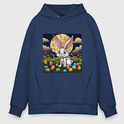 Мужское худи оверсайз Пасха при луне