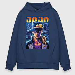 Мужское худи оверсайз Jojo - Jotaro Kujo ai art