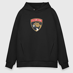 Толстовка оверсайз мужская Florida Panthers NHL, цвет: черный
