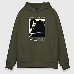 Мужское худи оверсайз Jazz legend Thelonious Monk