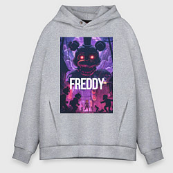 Мужское худи оверсайз Freddy - мишка Фредди