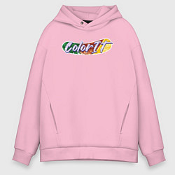 Мужское худи оверсайз Ананас внутри букв