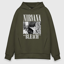 Мужское худи оверсайз Nirvana bleach black album