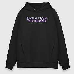 Мужское худи оверсайз Dragon age the veilguard logo