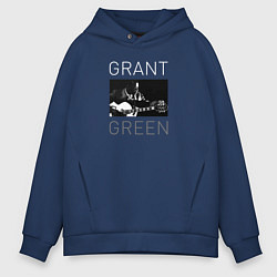 Толстовка оверсайз мужская Tribute to Grant Green, цвет: тёмно-синий