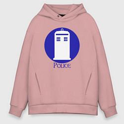 Мужское худи оверсайз Tardis police