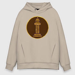 Толстовка оверсайз мужская Лахмиды из Total War: Attila, цвет: миндальный