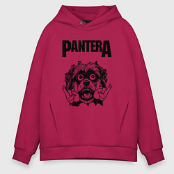 Мужское худи оверсайз Pantera - rock dog