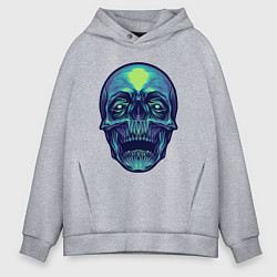 Мужское худи оверсайз Skull mood