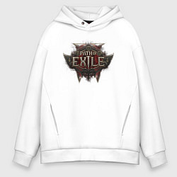 Мужское худи оверсайз Path of exile 2 logo