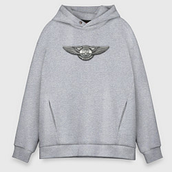 Толстовка оверсайз мужская Bentley Motors, цвет: меланж