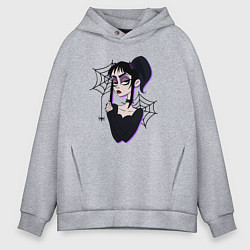 Толстовка оверсайз мужская Лидия - Битлджус, цвет: меланж