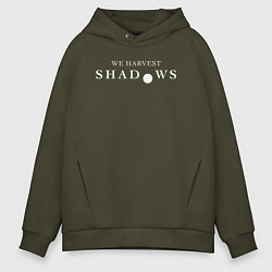 Мужское худи оверсайз We harvest shadows logo