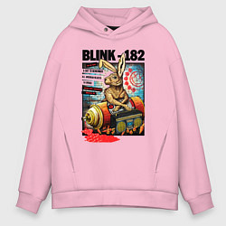 Мужское худи оверсайз Blink 182 band