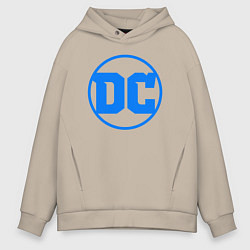 Мужское худи оверсайз DC comics logo