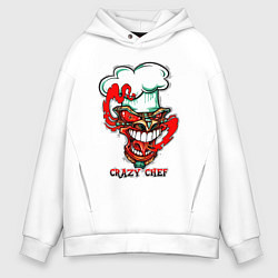 Мужское худи оверсайз Crazy chef