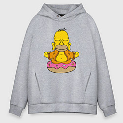 Толстовка оверсайз мужская Homer yoga, цвет: меланж