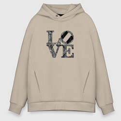 Мужское худи оверсайз L o v e