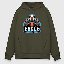 Мужское худи оверсайз Eagle basketball