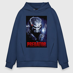 Мужское худи оверсайз Predator in the helmet