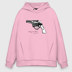 Мужское худи оверсайз Andy Warhol revolver sketch