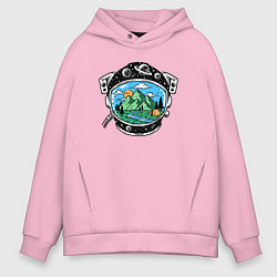 Мужское худи оверсайз Space camp