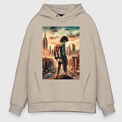 Мужское худи оверсайз Mick Jagger is the world legend
