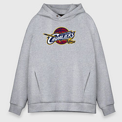 Толстовка оверсайз мужская Cleveland Cavaliers, цвет: меланж