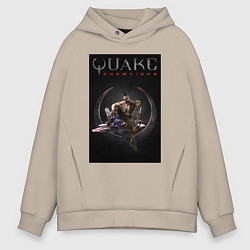 Мужское худи оверсайз Quake champions Anarki