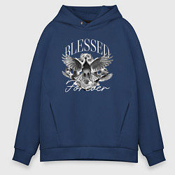 Мужское худи оверсайз Blessed forever