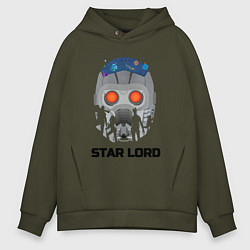Толстовка оверсайз мужская Star lord, цвет: хаки