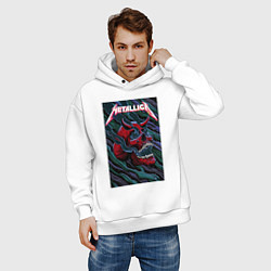 Толстовка оверсайз мужская Metallica The Unforgiven II, цвет: белый — фото 2