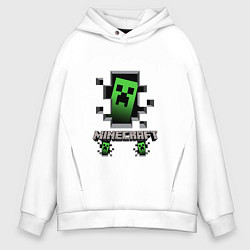 Мужское худи оверсайз Minecraft крипер