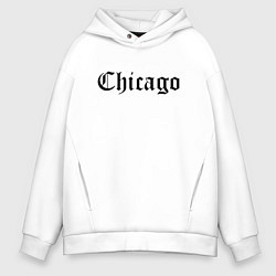 Мужское худи оверсайз Chicago Illinois - USA