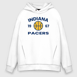 Толстовка оверсайз мужская 1967 - Pacers, цвет: белый