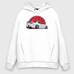 Мужское худи оверсайз Nissan Skyline art