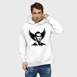 Толстовка оверсайз мужская Крылатый Тони Фергюсон, цвет: белый — фото 2