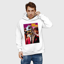 Толстовка оверсайз мужская Marcellas Bender-Wallace - Pulp Fiction, цвет: белый — фото 2