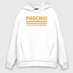 Толстовка оверсайз мужская USA Phoenix Suns, цвет: белый